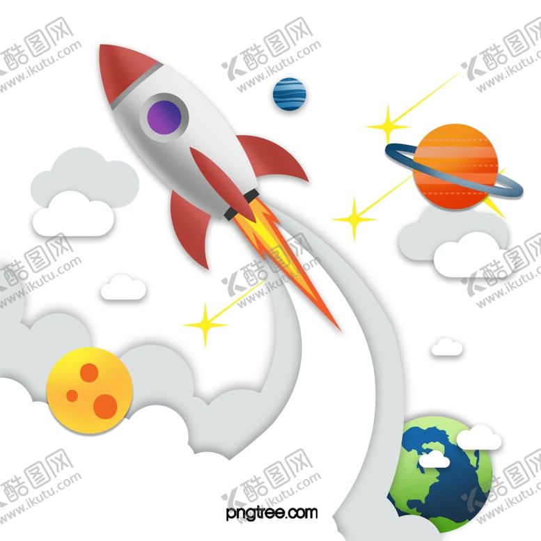 编号：97428705010959211698【酷图网】源文件下载-立体星球剪纸吊坠风格宇宙