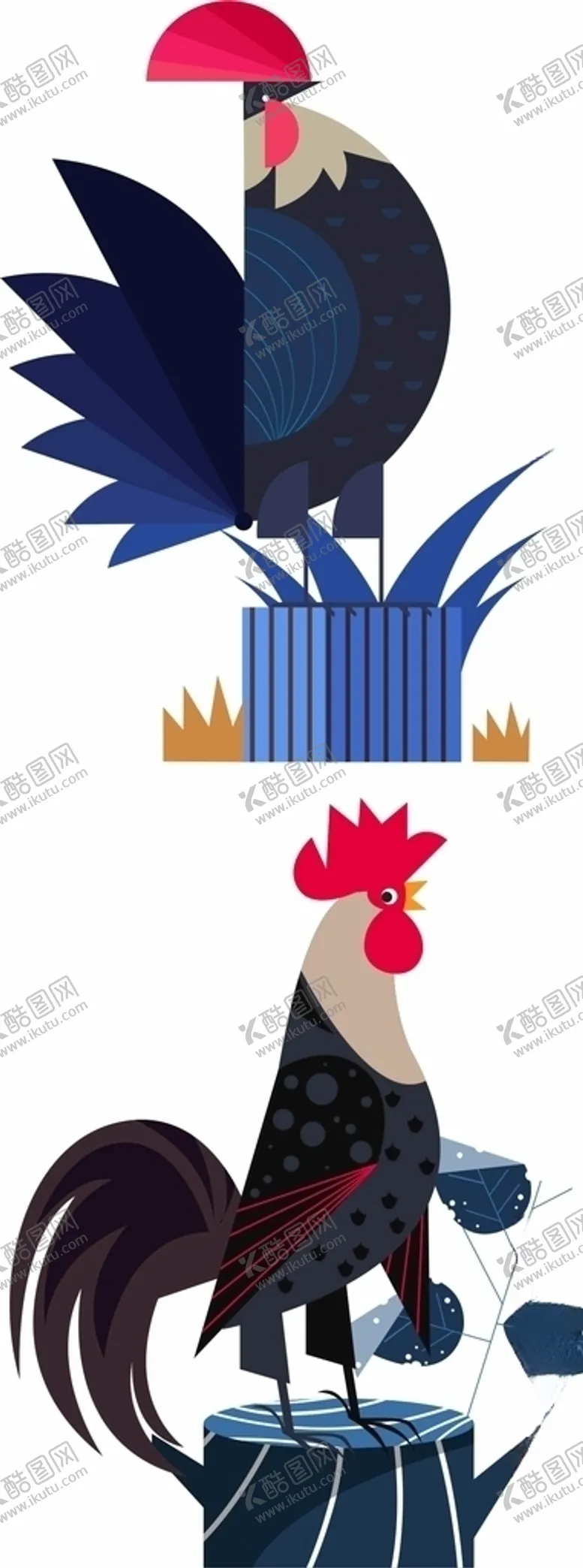 编号：41183104301956052891【酷图网】源文件下载-鸡矢量