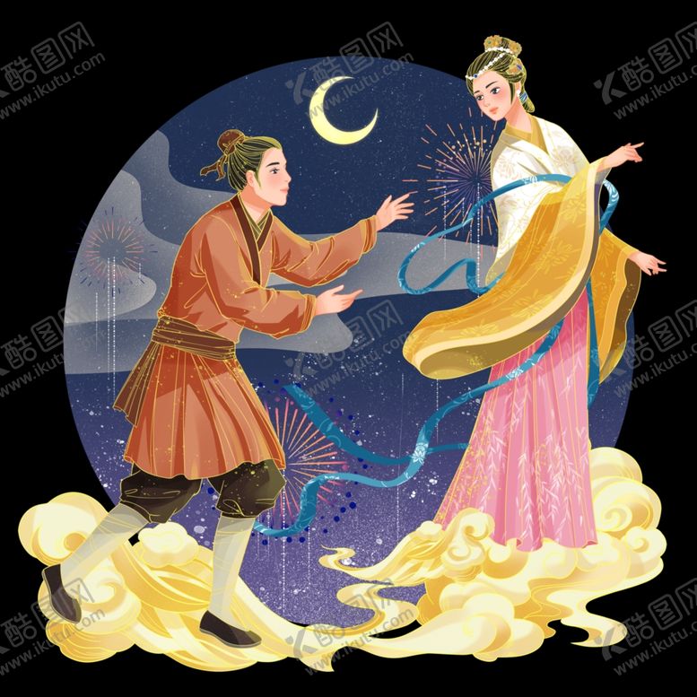 编号：95251702181514312119【酷图网】源文件下载-牛郎织女