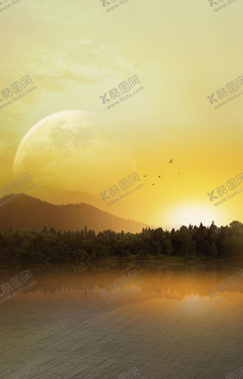 编号：70498109131805526025【酷图网】源文件下载-唯美风景海报