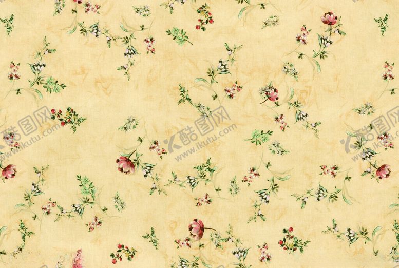 编号：18705611191909527144【酷图网】源文件下载-复古花卉纹理背景图案