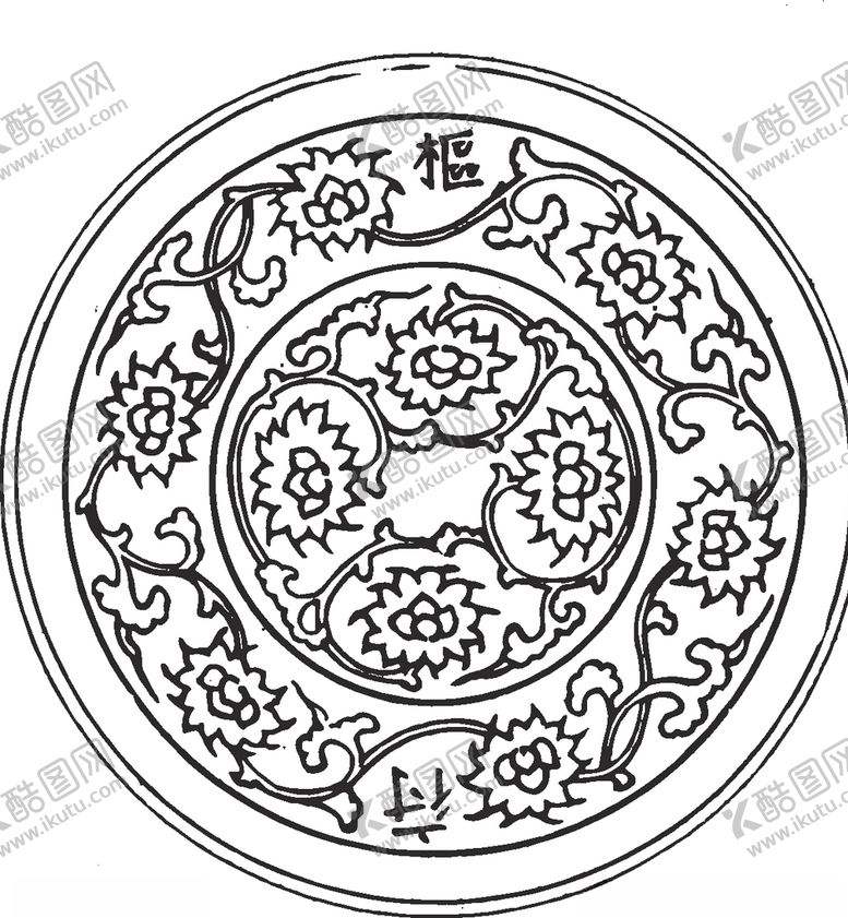 编号：52306106232325037576【酷图网】源文件下载-镂空花图案