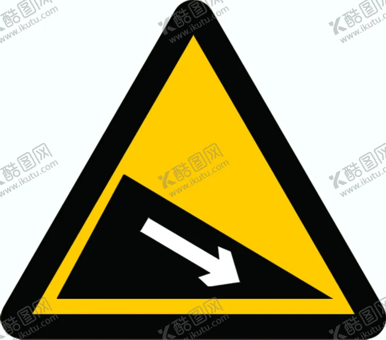 编号：90487009130641108999【酷图网】源文件下载-下坡危险