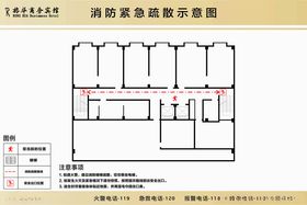 消防疏散图