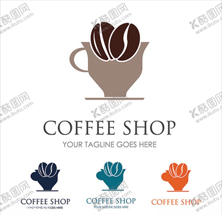 编号：27750810100340426299【酷图网】源文件下载-咖啡店铺标志