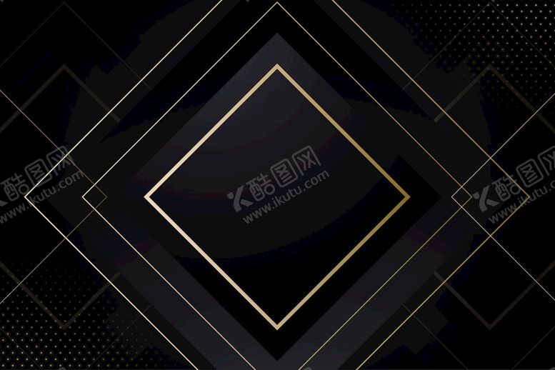 编号：74408511180233297017【酷图网】源文件下载-金色花纹黑色背景