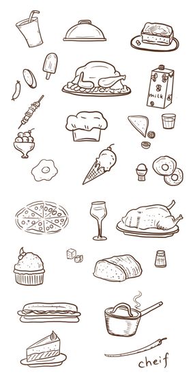 食物简笔