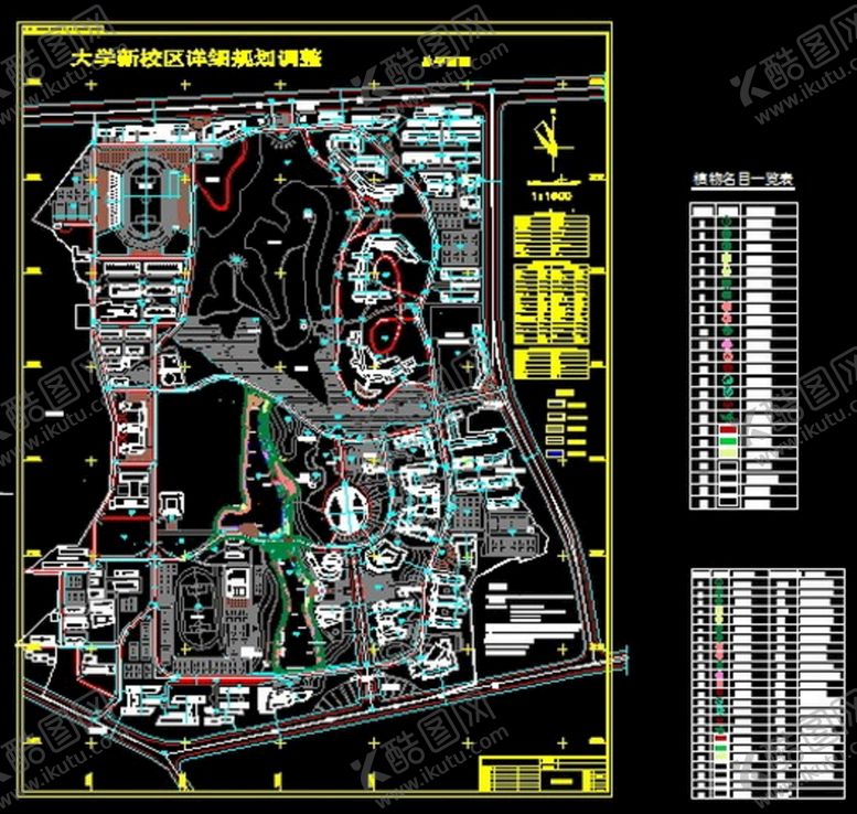 编号：78799612160706007342【酷图网】源文件下载-大学景观规划