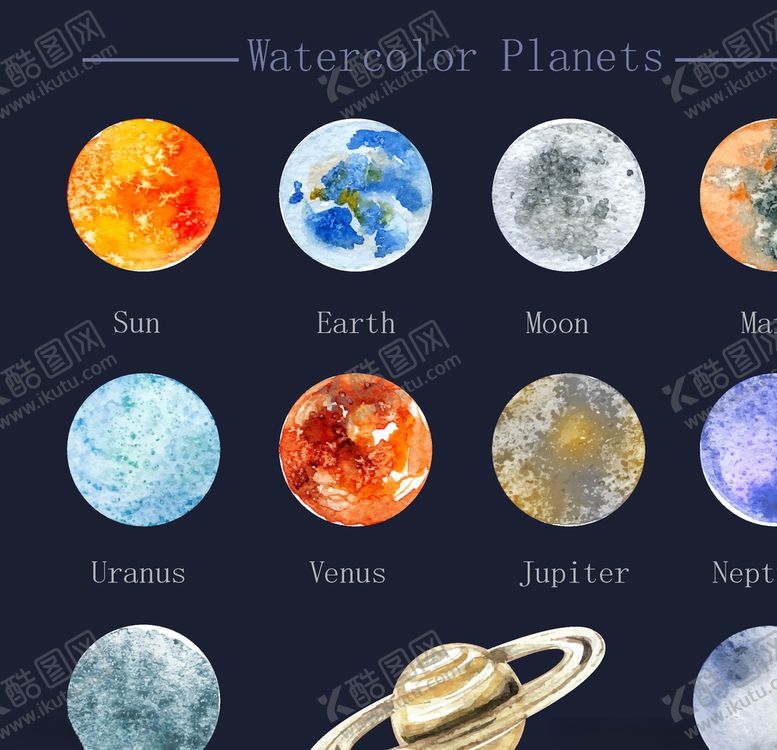 编号：25583309211100484384【酷图网】源文件下载-行星