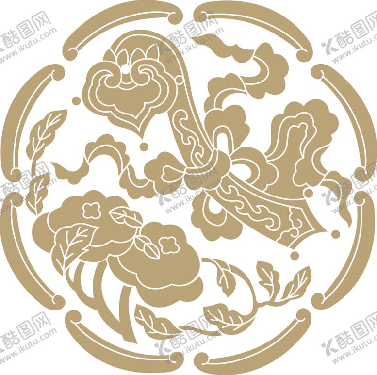 编号：54052109120102117762【酷图网】源文件下载-中式花纹纹理