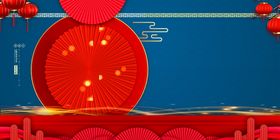 新年背景元宵节兔素材快乐