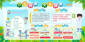 口腔健康科普宣传展板展示