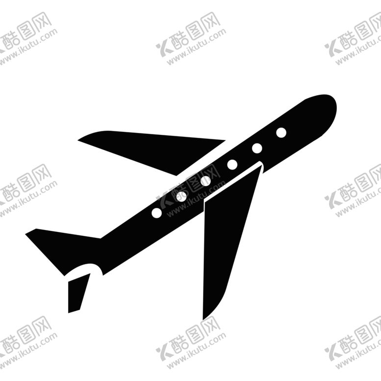 编号：14647810030958087391【酷图网】源文件下载-飞机剪影元素