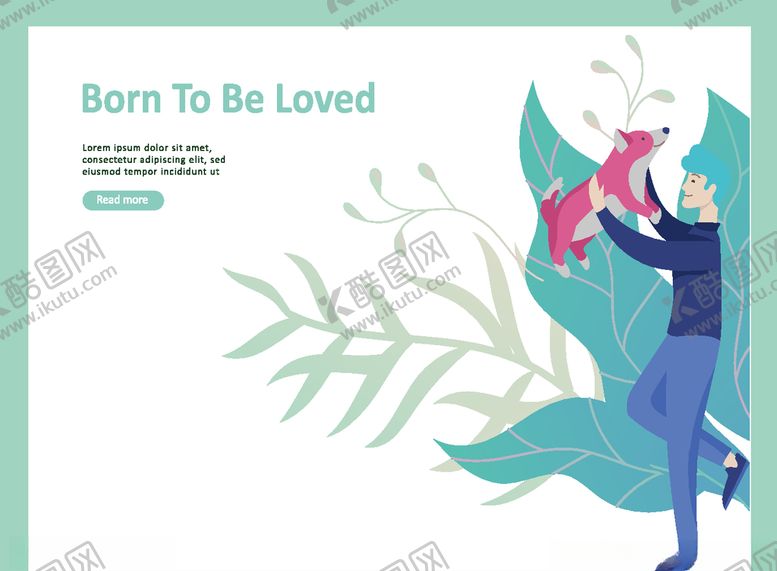 编号：94459109200040127133【酷图网】源文件下载-手绘卡通宠物