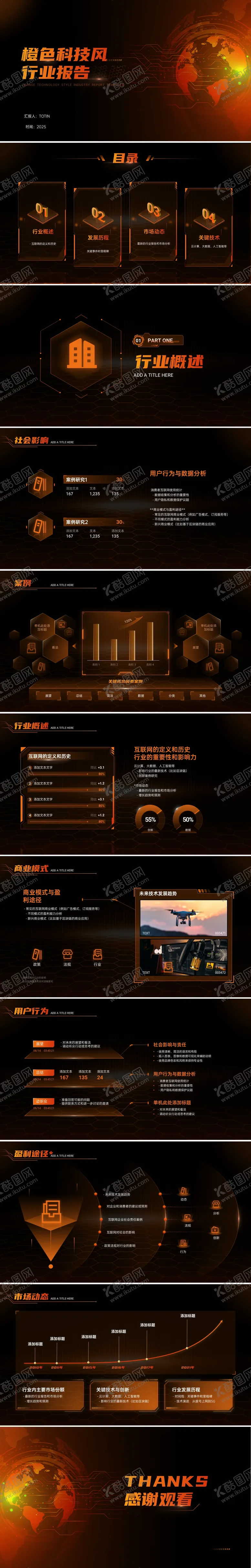 编号：87568401261343561511【酷图网】源文件下载-科技互联网行业工作汇报ppt