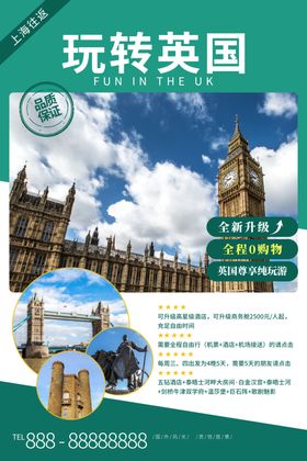 英国旅游海报