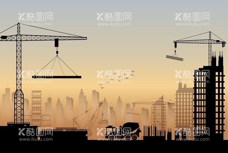 编号：42118212232137578779【酷图网】源文件下载-建筑工地背景