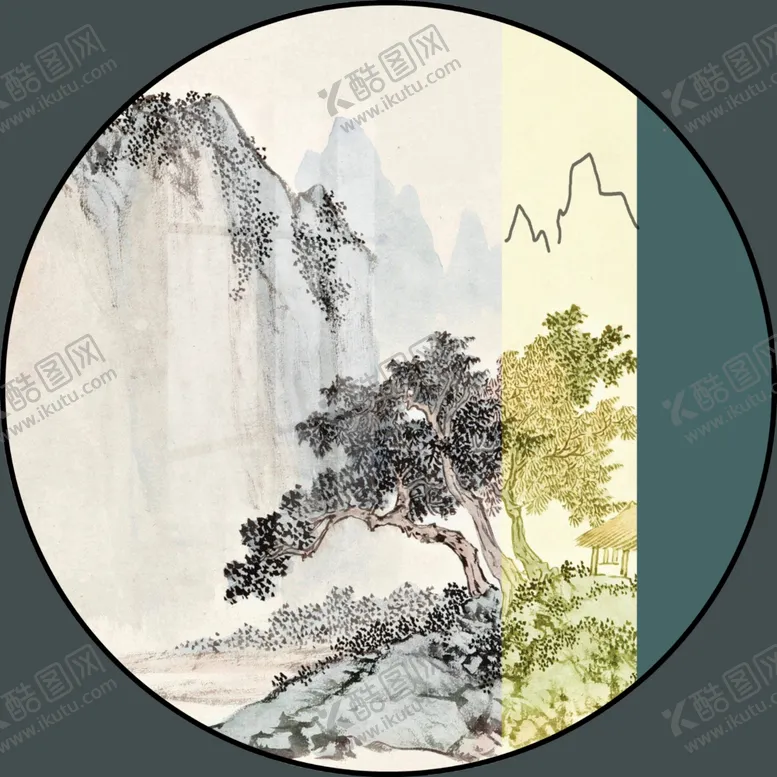 编号：56302506242122028483【酷图网】源文件下载-山水国画图片