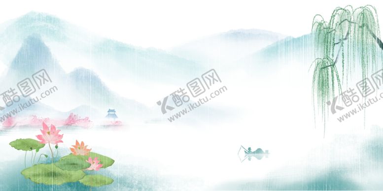 编号：60639012292002085529【酷图网】源文件下载-荷花背景
