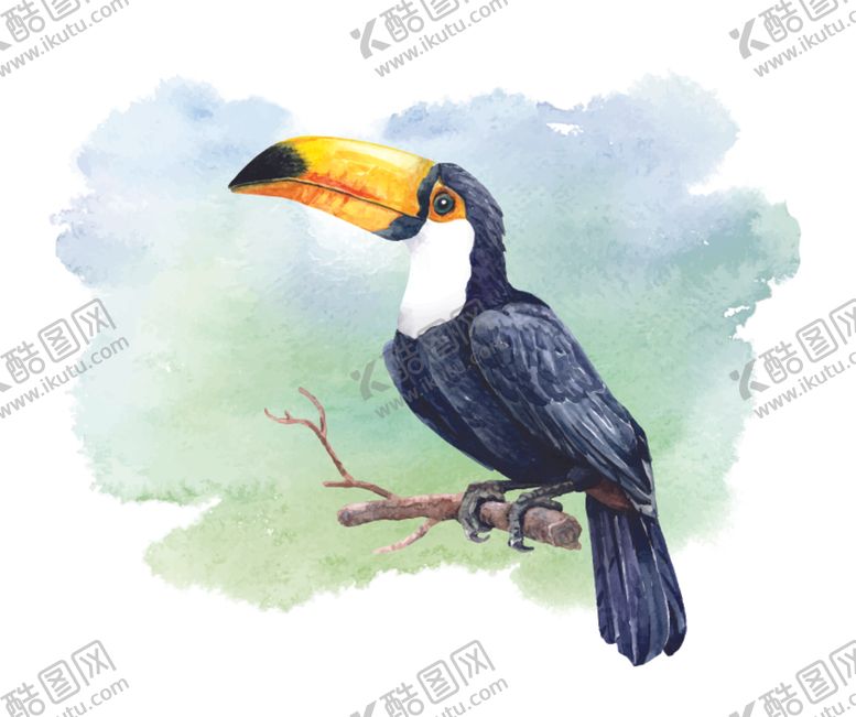 编号：30205107091357324336【酷图网】源文件下载-水彩动物
