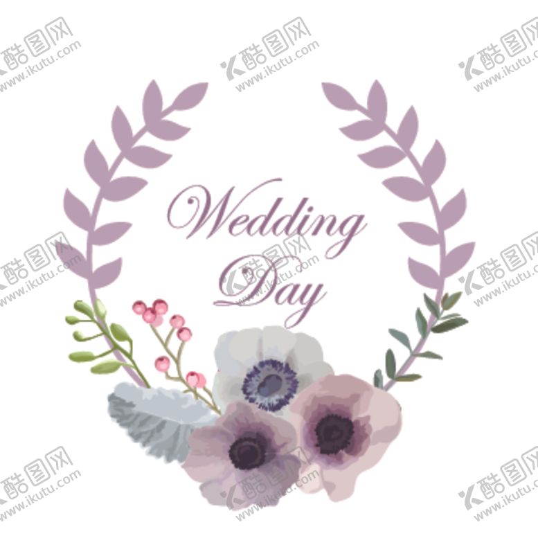 编号：38623510122253066573【酷图网】源文件下载-北欧小清新花圈花环