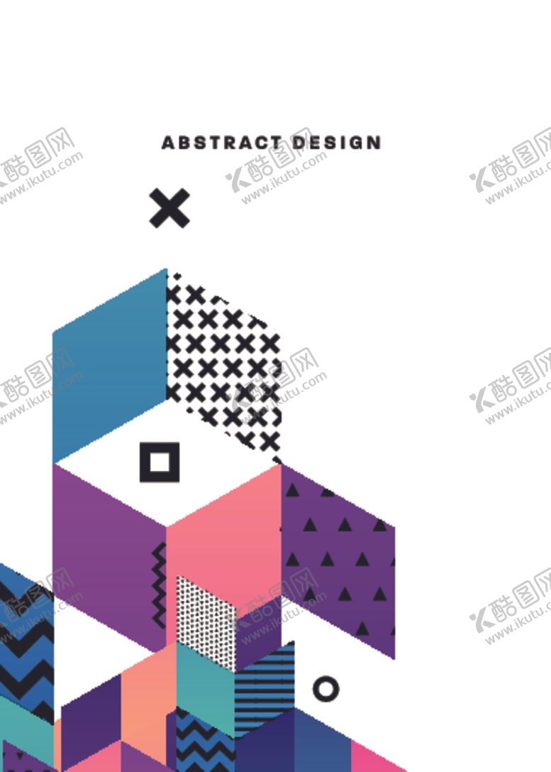 编号：98791510032003111658【酷图网】源文件下载-彩色拼接设计图案