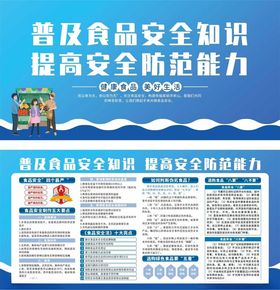普及食品安全知识宣传海报