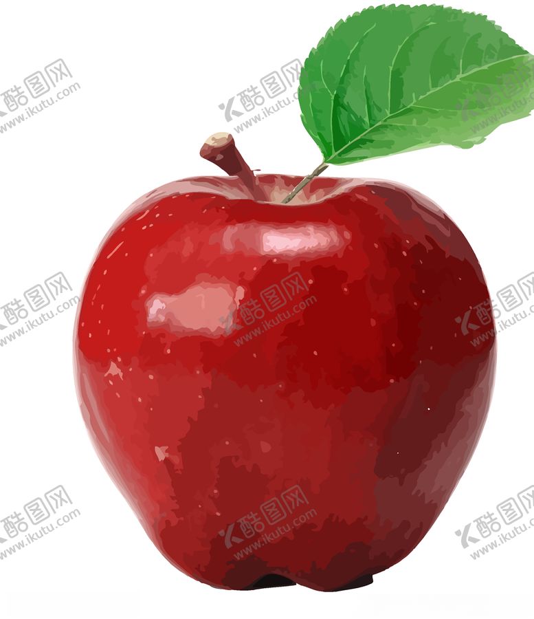 编号：20137709292104146905【酷图网】源文件下载-苹果插画
