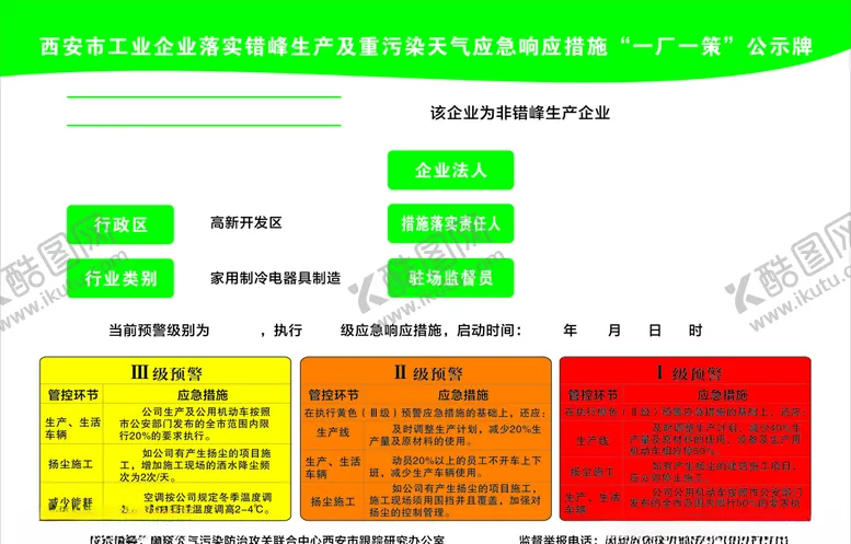 编号：47691606270919336859【酷图网】源文件下载-一厂一策公示牌