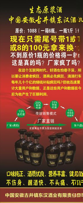 古井贡酒展架