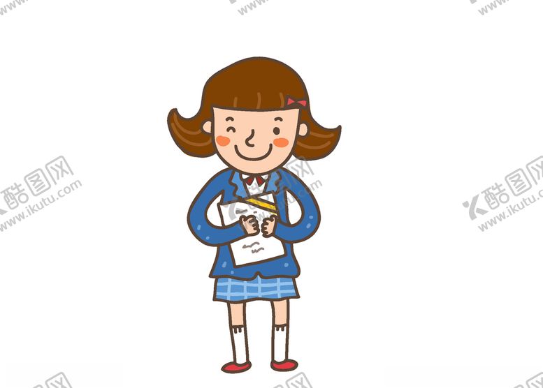 编号：22154609282247176141【酷图网】源文件下载-卡通学生