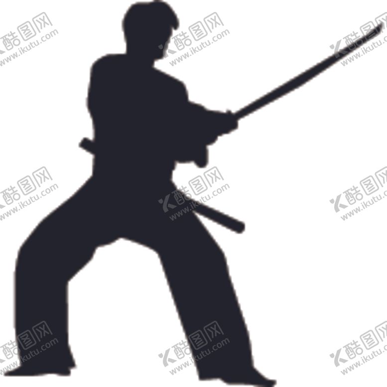 编号：27107009260820008827【酷图网】源文件下载-武术格斗剪影