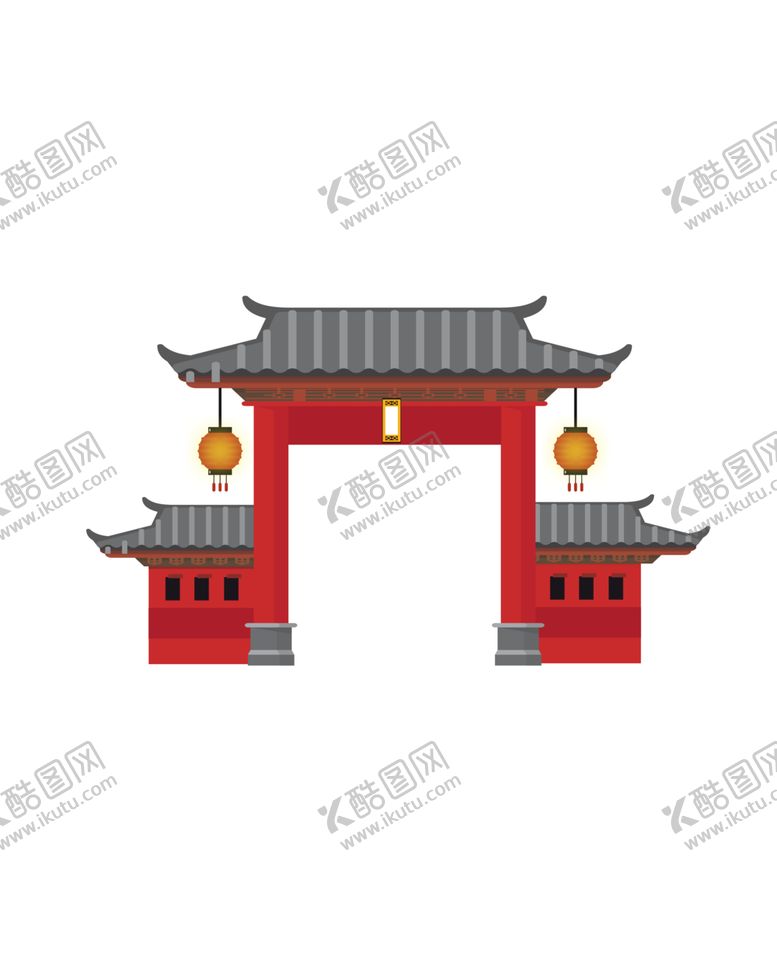 编号：30867206271407471549【酷图网】源文件下载-手绘古建筑