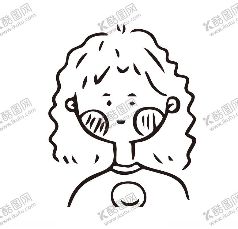 编号：75599009242138158635【酷图网】源文件下载-卡通女孩