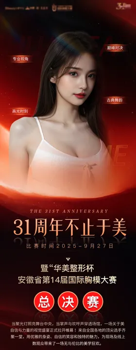 医美胸模大赛公众号长图