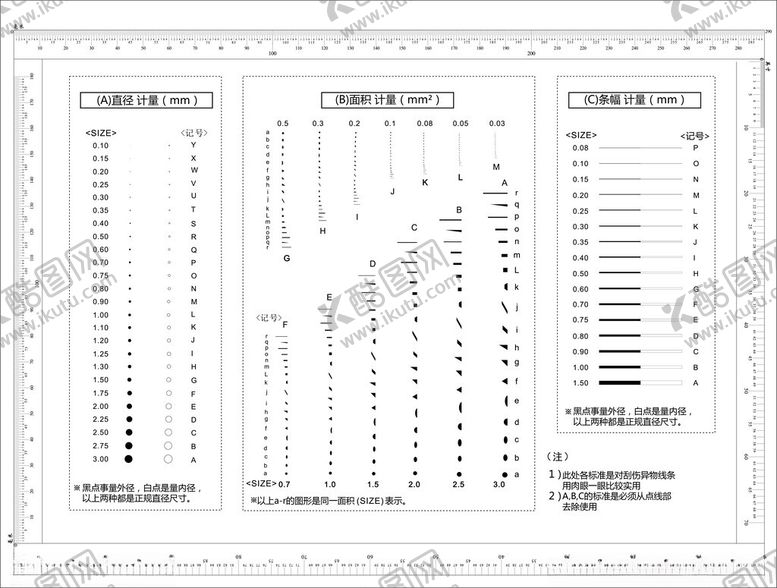 编号：59876401251614404642【酷图网】源文件下载-定制污点对比卡点线规外观QC检