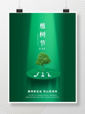 编号：06532809231219246213【酷图网】源文件下载-植树节宣传海报