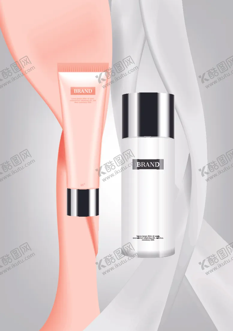 编号：32070706302109214270【酷图网】源文件下载-化妆品套装包装素材