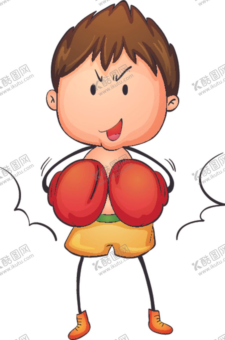 编号：89465410260400594358【酷图网】源文件下载-卡通运动人物