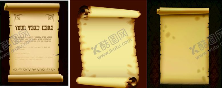 编号：86231710021304198033【酷图网】源文件下载-羊皮卷