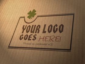 LOGO标志样机效果图前台吸塑字