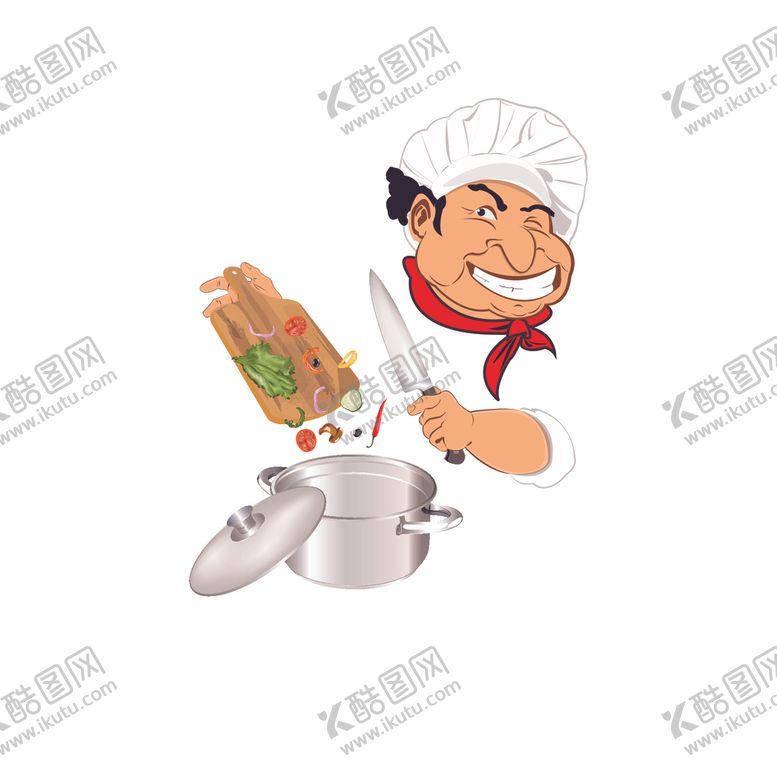 编号：35194707030953052225【酷图网】源文件下载-卡通厨师素材设计