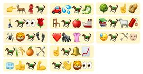 马年游戏表情猜谜素材