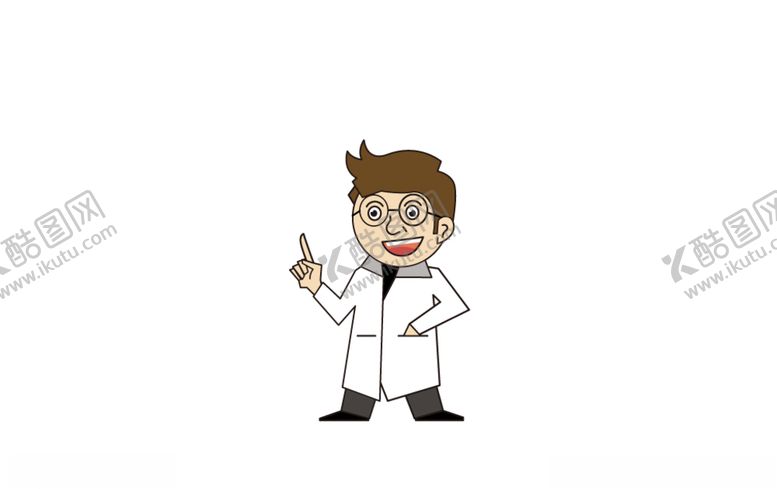 编号：95830110301725544833【酷图网】源文件下载-医生形象插画