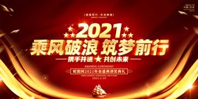 新年年会展板