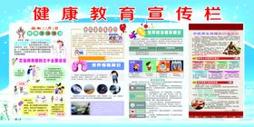 健康教育宣传栏展示