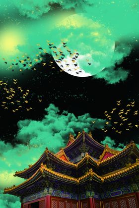 新中式底纹