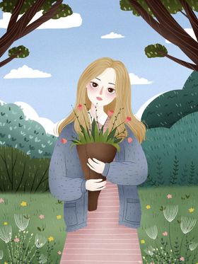 创意卡通插画图案