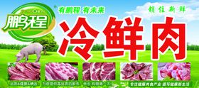 冷鲜肉牌匾