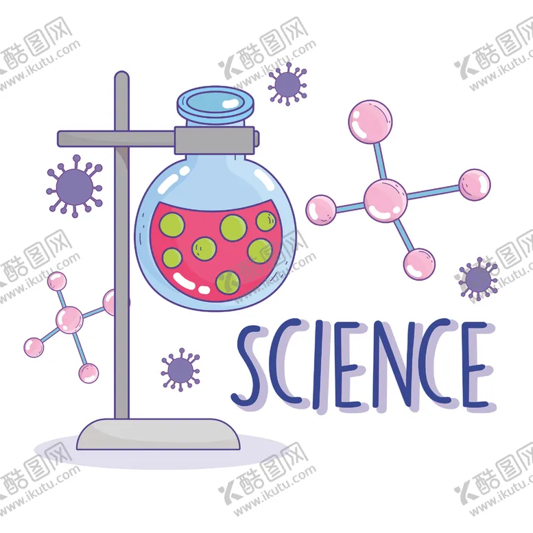编号：76315906171359404690【酷图网】源文件下载-卡通化学实验器皿